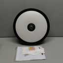 24W LED Motion Sensor Outdoor Ceiling Light, 12IN 2700K/3000K/3500K/4000K/5000K Adjustable Ceiling Lights, Dusk to Dawn Flush Mount LED Ceiling Light Fixture for Porch, Entryway, Garage (Black)