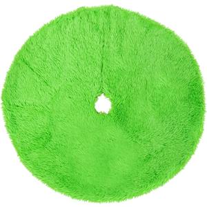 Green Tree Skirt 48 Inch Christmas Decorations, Christmas Tree Skirts Xmas Tree Collar for Home Holiday Winter Decor (36 Inch)