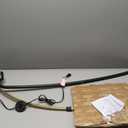 ShineMuse Arc Floor Lamp,74" Tall Floor Lamps,Vintage Floor Lamp Gold & Black Arched Pole Design,15W Dimmable RGB Bulb(LED) Included