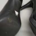 Clarks Women's Adriel Viola Dress Pump, Black Leather, 6.5 W US