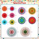 Fiesta Party Supplies Kit: Mexican Party Decorations with Fiesta Paper Fans - for Birthdays, Taco Nights, Cinco de Mayo & Fiesta Party Decorations