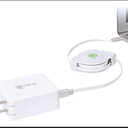 ReTrak PremierSeries ETCHGNBC87 USB-C Notebook Charger - Retractable - power adapter - 87 Watt