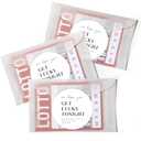 AmazingSpark 120 Sets Wedding Lottery Ticket Envelopes with Stickers 4.25x2.5'' Mini Lotto Ticket Holders We Hope You Get Lucky Tonight Stickers for Bachelorette Bridal Party Favors