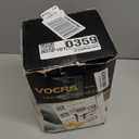 Small Portable Space Heater for Indoor Use - VOCRS 1500W PTC Electric Heater with Thermostat, Remote Control, 12H Timer, Eco and Fan Mode, Rapid and Safe Heating for Bedroom, Office