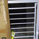 34" Extra Tall Baby Gate for Stairs, Auto Close Stroller Friendly Dog Gate Indoor for Doorways, Pressure Mounted 29"-40" Wide Baby Gate, Easy Walk Through Gate for Children & Pets, White