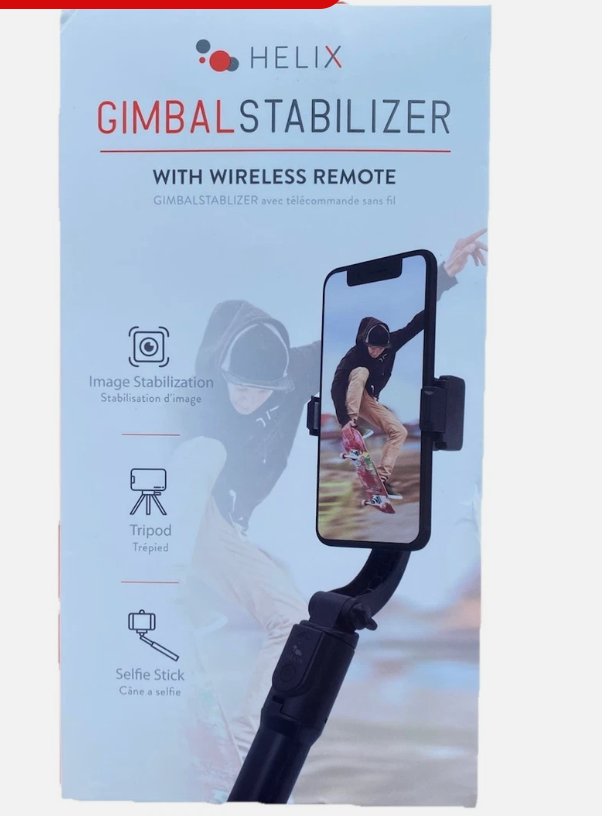 Helix Gimbal Portable Folding Stabilizer with Wireless Remote