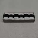 CS CELERSPORT 6 Pack Men's Ankle Socks with Cushion Athletic Running Socks (12-15, White)