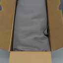 Favoyard Patio Chair Cushions 18.5 x 16 x 3 Inch Waterproof Outdoor Seat Cushions for Patio Furniture 3-Year Color Fastness Garden Sofa Couch Chair Pads with Handle & Adjustable Straps Set of 2, Grey