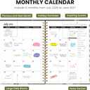 Planner 2026-2027, Academic Year Monthly & Weekly Planner Caledndar, July 2026 - June 2027, Hardcover Large Planning Agenda Book with Tabs for School Office Supplies, 8.5" x 11" - Wildwood Fox