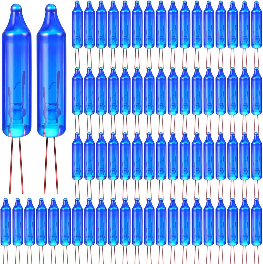 360 Pcs 2.5V Christmas Mini Lights Replacement Bulbs Bulk Incandescent String Lights Bulbs for Christmas Tree Xmas Holiday Decorations Indoor Outdoor(Blue)