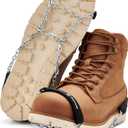 Yaktrax Quick Chains Traction Cleats - 360-Degree Grip on Snow, Ice, & Multi-Terrain Surfaces - Abrasion & Rust Resistant - Unisex (Large)