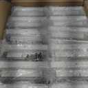 Solar Post Cap Lights, 12-Pack Upgraded Outdoor Deck Fence Post Solar Lights for 4x4 5x5 Wood/Vinyl Posts, IP65 Waterproof, 10-12 Hours Warm/Cool White Glow for Garden/Patio/Porch - White