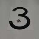 15 Inch Address Numbers For House, Floating Metal Modern Large House Numbers For Outside,House Numbers Matte Black Vertical Horizontal Alloy Steel Home Address Numbers 3