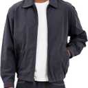 LONDON FOG mens Auburn Zip-front Golf Cotton Lightweight Jacket, Navy, Size: Large Tall 