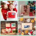 2 x OHOME 500 PCS Christmas Gift Tags - Gift Tags for Christmas Presents - Christmas Gifts for Women Men Kids - Christmas Wrapping Paper - Christmas Decorations,2.95 x 1.6 Inch