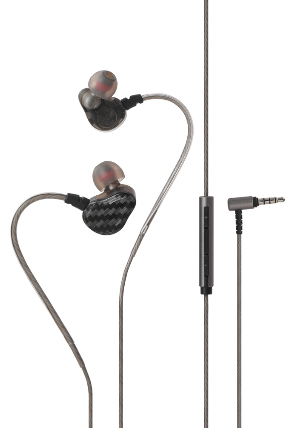 Acoustics, lightweight high-fidelity earbuds