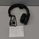 Bluetooth Headset, 60hrs Noise Canceling V5.2 Over Head Headphones, Single Ear Trucker Wireless Headset with Mic, Mute Button, Multipoint, for Phones PC Computer Truck Driver Office Work - Black (Carbon)