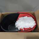 O-Cedar EasyWring Microfiber Spin Mop, Bucket Floor Cleaning System, Red, Gray, Standard