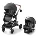 Graco Modes Nest Travel System, 3-in1 Modular Carseat Stroller Combo, Adjustable Slide2Me Infant Car Seat Carrier to Toddler Stroller, Includes the SnugRide DLX Infant Car Seat, Sullivan exp,2036/02/12