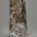 REECHO Curly Hair Extensions, 4PCS 16 inch Clip in Hair Extensions Lace Weft Short Curly Hair Extensions Clip Ins Invisible Natural Hairpieces for Women, Ash Blonde with Highlights