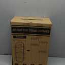 PRAKI Airtight Food Storage Containers Set with Lids - 24 PCS, BPA Free Kitchen and Pantry Organization, Plastic Leak-proof Canisters for Cereal Flour & Sugar - Labels & Marker(Grey)