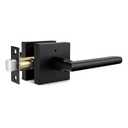 Goldenwarm Gold Door Handle Interior Privacy, Brushed Gold Door Handle, Square Door Lever Interior for Bathroom Bedroom (1 Pack)