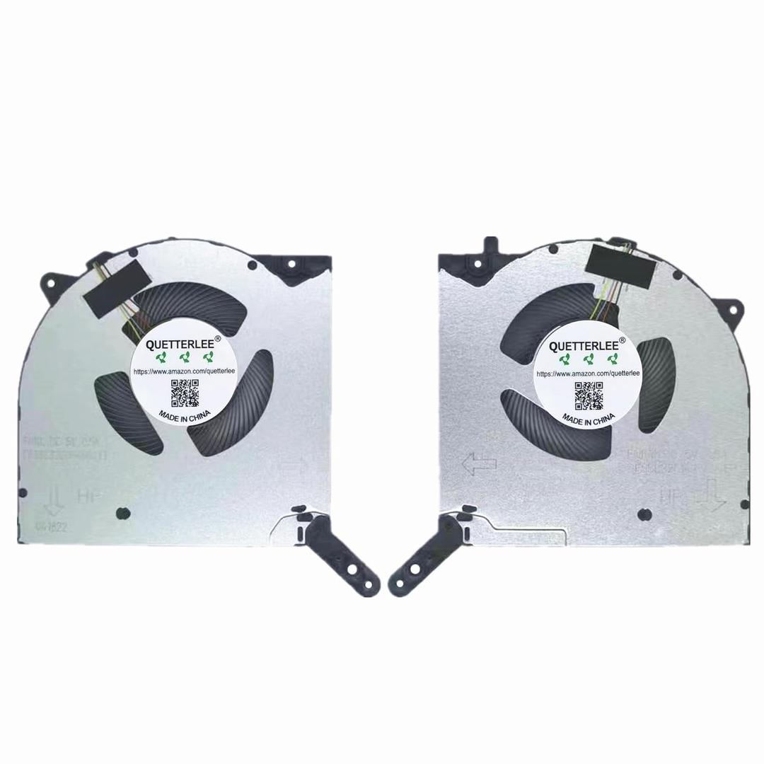 New Laptop CPU + GPU Cooling Fan for Lenovo Legion 7 16ITHg6 Legion 7-16ACHg6 2021 Paragraph Legion Y9000K 2021 Paragraph Series DFS5L32G064860 FNKL DFS5L32G164860 FNKM DC 5V 0.5A Fan