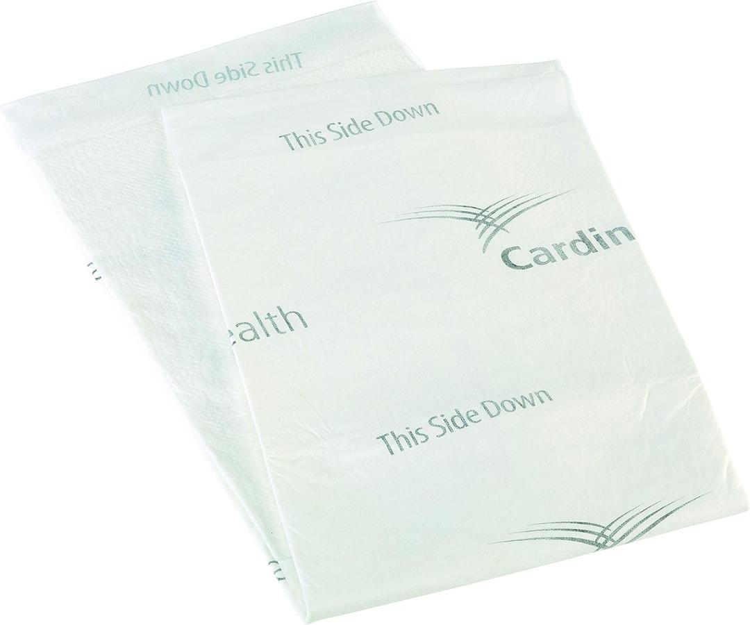 Cardinal Health UPPMX2436 Premium Under Pad - Wings Maximum Absorbency - White - 24 x 36 in - Strong, Breathable Back-Sheet Technology - Air-Permeable - Soft Top Sheet - 1 case of 70 Each