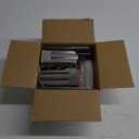 Stainless Steel Pop Molds, 6 Round Head Metal Pop Molds with Holder & Reusable Sticks, Metal Ice Cream Makers for Frozen Yogurt Fruit Ice Cream Sorbet Making(Square)