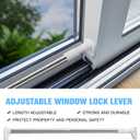 Vertical Window Lock- for 18 inch to 30 inch Window Safety BarsCan be Used as a Security Window Lock