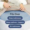 Extra Deep Queen Sheet Set - 4 Piece Breathable & Cooling Bed Sheets - Easily Fits 18 to 24 inch Mattress - Ultra Soft, Wrinkle & Fade Free w/ Extra Deep Pockets - Comfy Hotel Luxury Bedding - Wheat