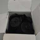 100 Count 55-60 Gallon Trash Bags, Sturdy & Tear-Resistant Commercial Can Liners 55 Gallon, Large Garbage Bags, Large Black Trash Bags for Commercial, Lawn and Leaf Bags