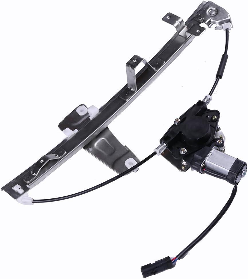 FINDAUTO Power Window Regulator Front Left Driver Side fit for 1999-2000 for Jeep Grand for Cherokee 741-552 Window Regulator and Motor Assembly with Motor