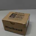 Kwikset 660 Deadbolt Lock, Satin Nickel Round Exterior Keyed Front Entry Door, Single Cylinder Dead Bolt, with Microban Protection