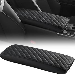 JOYTUTUS Center Console Cover Compatible with 2025-2026 Camry Armrest, PU Leather Middle Console Arm Rest Cover