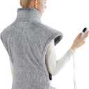 Bedsure Heating Pad for Neck and Shoulders and Back - Birthday Gifts for Women Men Mom Mens, FSA Eligible Items, Electric Heated Pad for Full Body, ETL Certified, Extra Large 24"x33", Grey