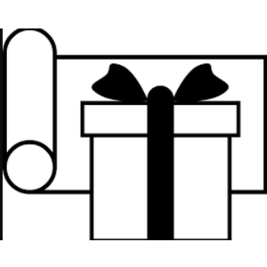 Linelglobal Christmas Wrapping Paper Long Roll Vantage Christmas Tree, Reversible Roll Two Side Wrapping Paper 30x390 Inch - Deer Plaid