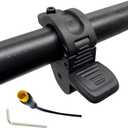 Electric Bike Thumb Throttle, Electric Scooter Throttle, 22.2mm Left and Right Handlebar, 3Pins Waterproof Connector