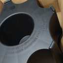 RTS Home Accents 50-Gallon Rain Barrel Stand, Made from 100% Recycled Material, Black