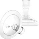 18mm Oval Flanges Breast Pump Parts Compatible with Medela Breast Pumps PersonalFit, Maxflow, Freestyle Flex Swing Maxi Connector