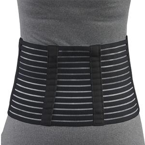 OTC Lumbosacral Support, 7-inch Lower Back, Lightweight Compression, Elastic, Black, X-Large