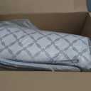 Oversized King Bedspreads 128x120, 100% Cotton California King Quilt, Farmhouse Botanical Pattern, Reversible Lightweight Comforter Bedding Set with 2 Pillow Shams, Brown/Coffee
