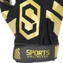 Sports Unlimited Clutch Adult Receiver Football Gloves (X-Large, Black)