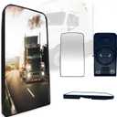 SPLENDID Replacement Mirror Glass, For 2008-2017 Freightliner Cascadia, Heated Flat Mirror, High Reflective, Driver/Passenger Side (OEM: TL28716A)