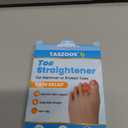 Hammer Toe Straightener - 4 Pack Non-Slip Toe Splints for Women & Men, Hammer Toe Corrector Relief for Broken, Crooked & Overlapping Toes