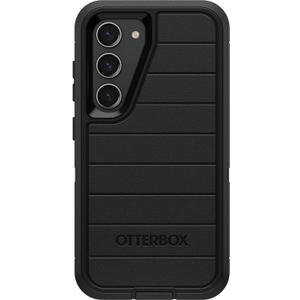 OtterBox Galaxy S23 Case Only - Defender Series - Black, Tough and Durable - with Port Protection - Case Only - Microbial Protection - No Retail Packaging