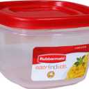 Rubbermaid 7J60 Easy Find Lid Square 2-Cup Food Storage (Pack of 8 Containers)