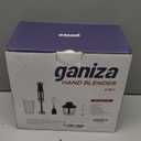 Ganiza Immersion Blender 5 in 1 Hand Blender Max 1000W Heavy Duty Motor, 16 Speed Mode Handheld Blender Stainless Steel Blade With 800ml Mixing Beaker, 600ml Chopper, Whisk and Milk Frother