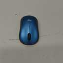 Logitech M170 Wireless Mouse for PC, Mac, Laptop, 2.4 GHz with USB Mini Receiver, Optical Tracking, 12-Months Battery Life, Ambidextrous - Blue (Pack of 1)