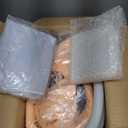 Inflatable Bathtub Adult 63'' Portable Blow Up Bath Tubs with Cordless Air Pump, Ideal for Hot Ice Bath, Quick Drain Design with 9'10'' Long Hose, Phone Pocket, Water Cushion (Orange)